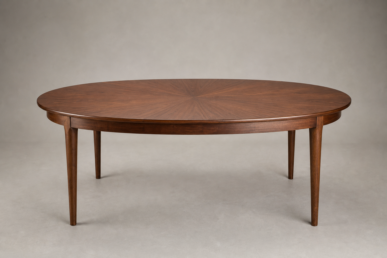 Article Conan 75-inch Oval Dining Table — Walnut