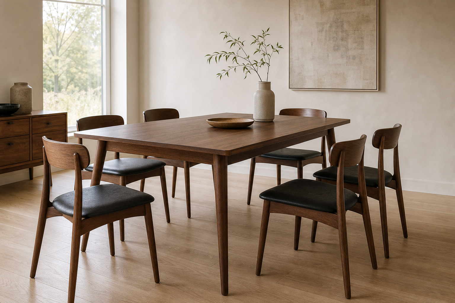 Article Seno 71-inch Dining Table — Walnut