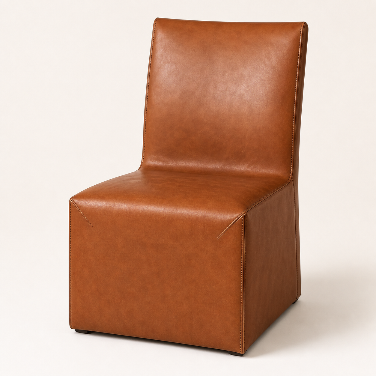 CB2 Nigel Leather Dining Chair — Bello Saddle