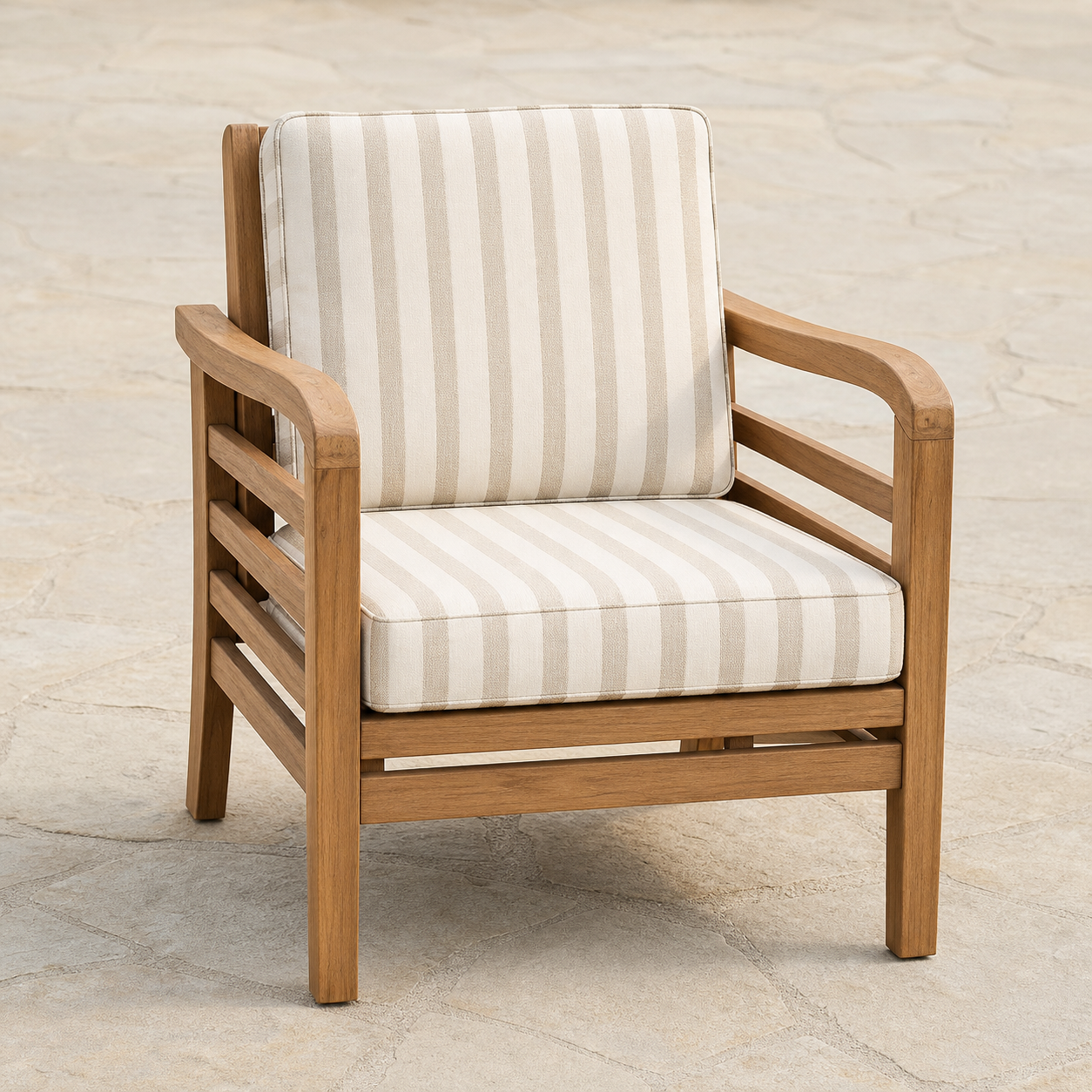 IKEA NÄMMARÖ Outdoor Armchair — FRÖSÖN/DUVHOLMEN Stripe