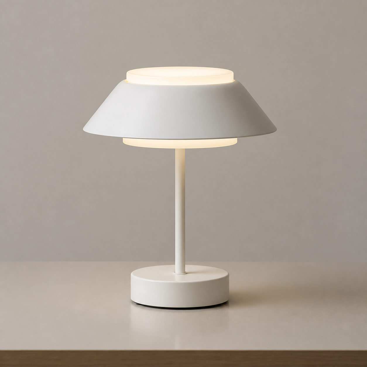 IKEA NYMÅNE Table Lamp — White, 13-inch