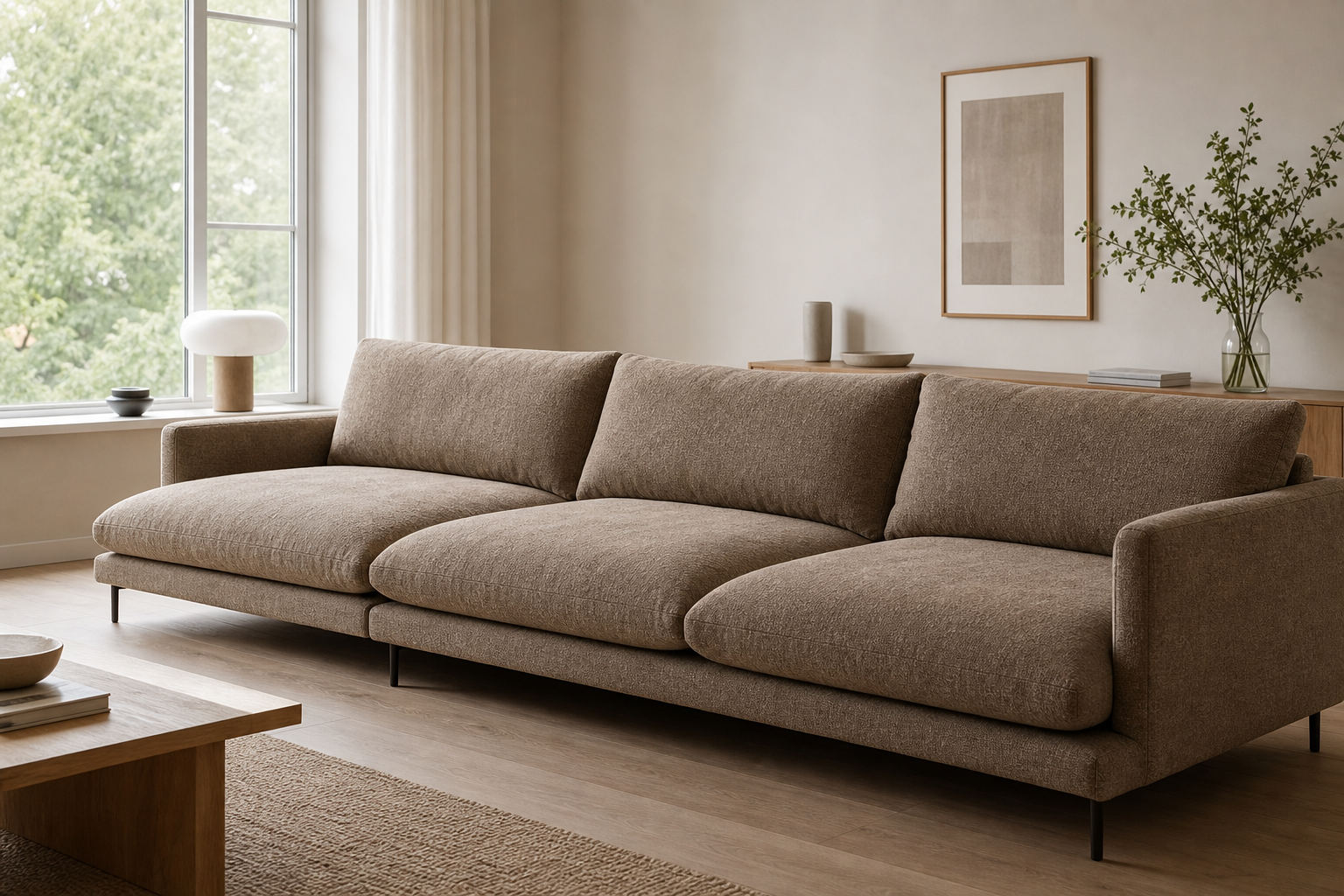 IKEA SÖDERHAMN Sofa — Viarp Beige/Brown