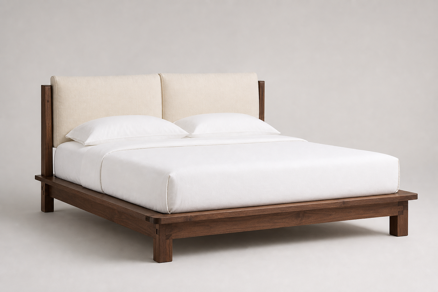 Thuma The Bed — Queen / Walnut / PillowBoard