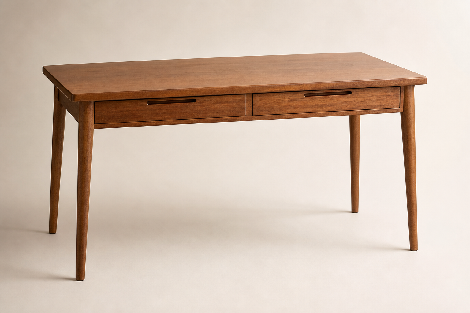 West Elm Mid-Century Desk (52-inch) — Acorn