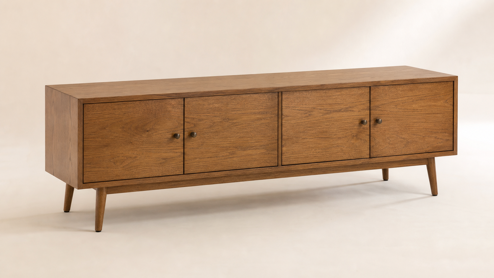 West Elm Mid-Century Media Console (80-inch) — Acorn